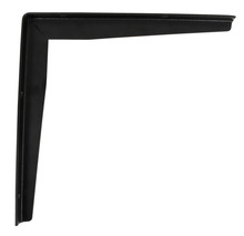 Hyllebrakett T-profil 300 x 300 mm matt svart